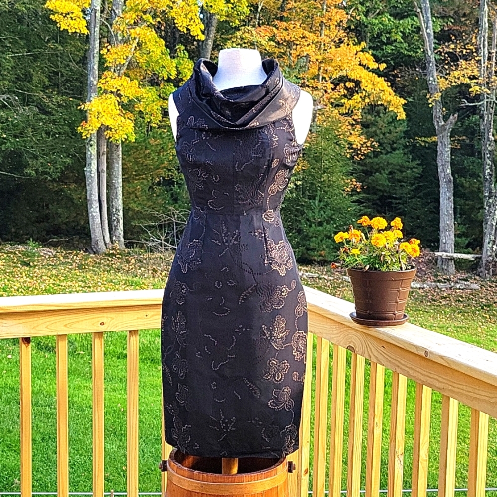 Designer Jackie O Style Cocktail Dress